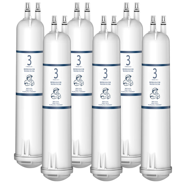 6pk EDR3RXD1 4396841 9083 Refrigerator Water Filter