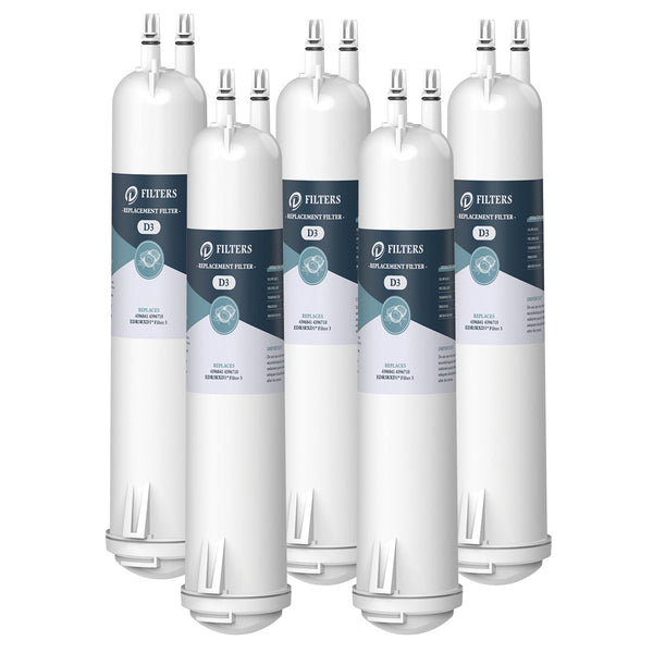 EDR3RXD1 Compatible 4396841, 4396710, Filter 3 Water Filter, Made by Dfilters 5Packs